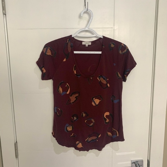 aritzia Wilfred Patterned T-shirt - Picture 3 of 6